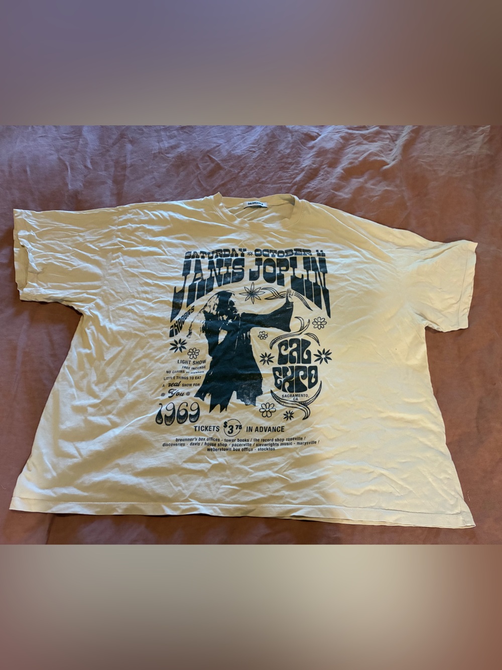 Daydreamer oversized janis joplin tee
